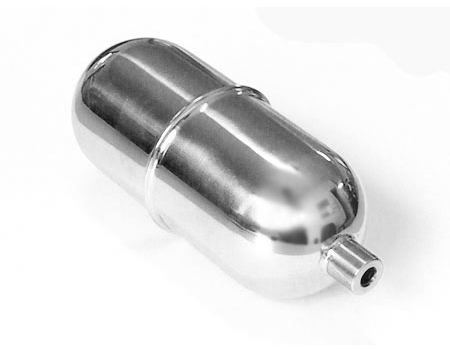 Flutuador em aço inox