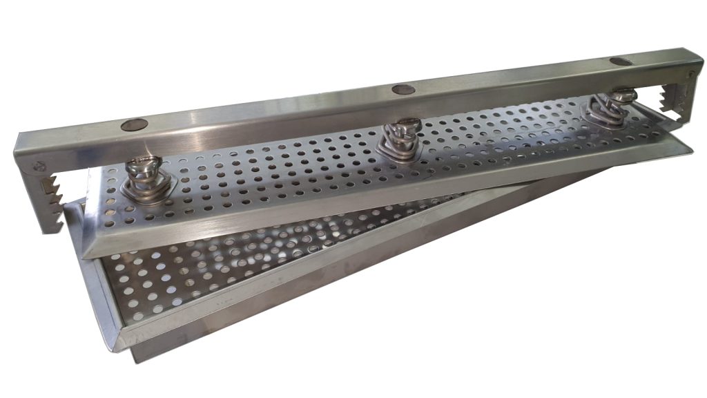 Formas em aço inox para produção de bacon